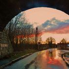 Lichtspiel im Tunnel