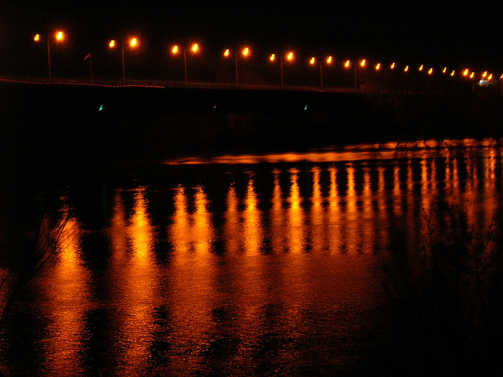 Lichtspiel in der Donau