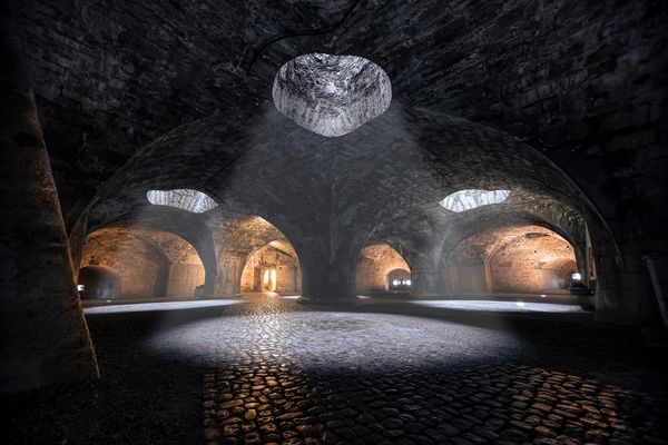 Lichtspiel in der Kasematte