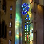 Lichtspiel in der Sagrada familia