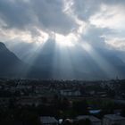 Lichtspiel über Bludenz