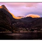 Lichtspiel über Geiranger