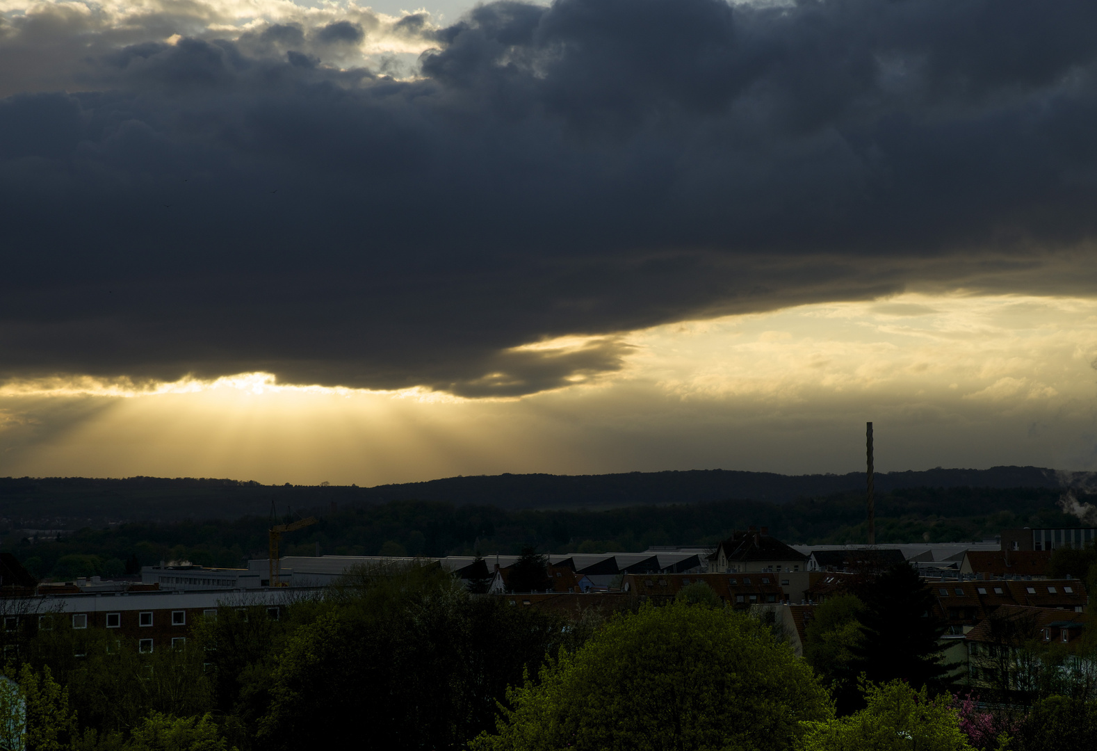 Lichtspiel über Göttingen