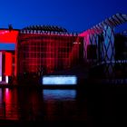 Lichtspiele am Bunsestag rot