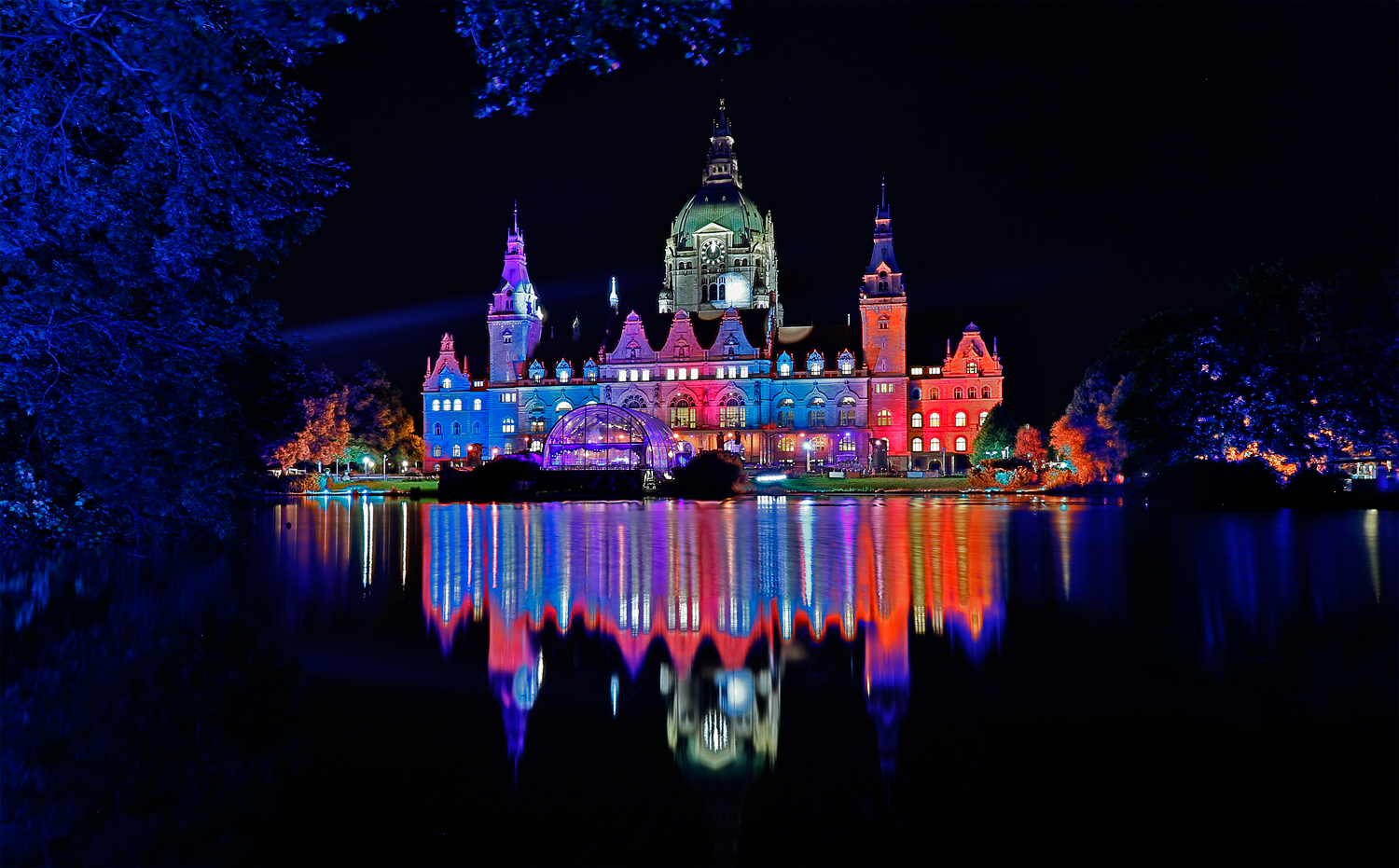 Lichtspiele am Neuen Rathaus in Hannover