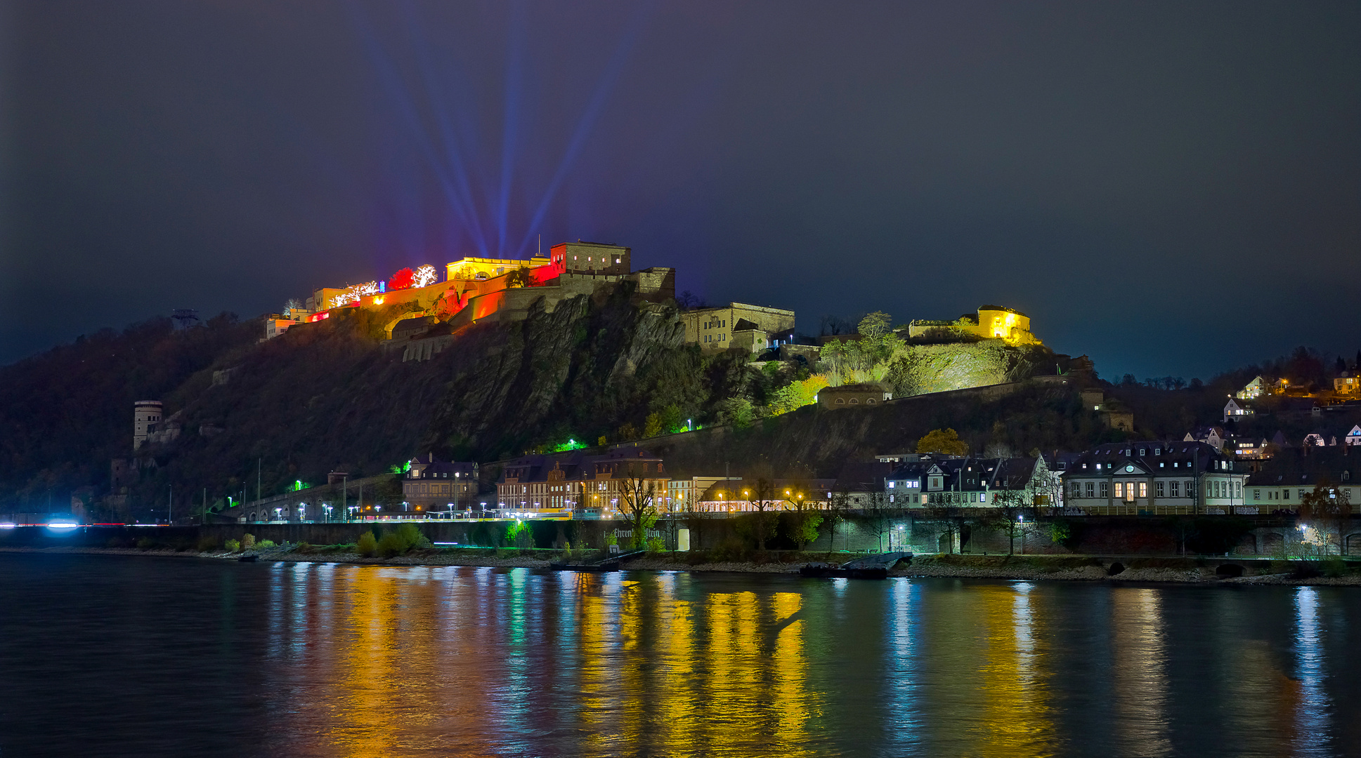 Lichtspiele an der Festung Ehrenbreitstein, Koblenz