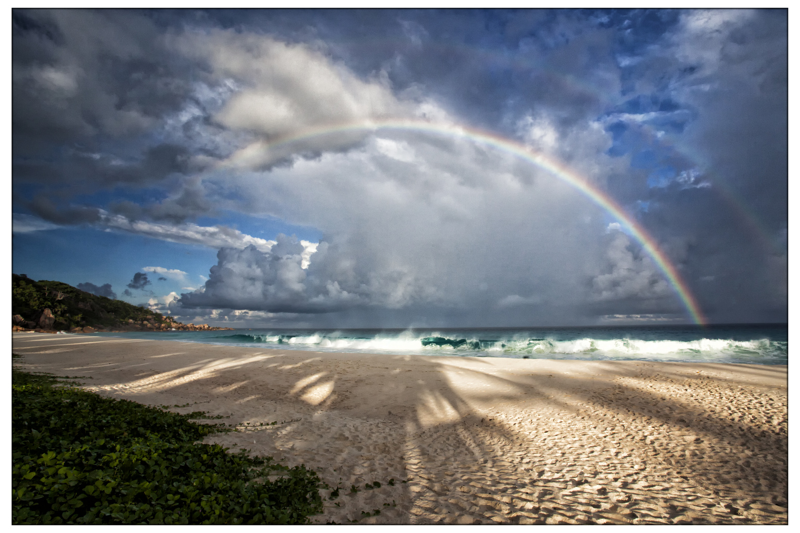 Lichtspiele an der Petite Anse