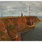 Lichtspiele auf der Schokoladenseite von Helgoland-