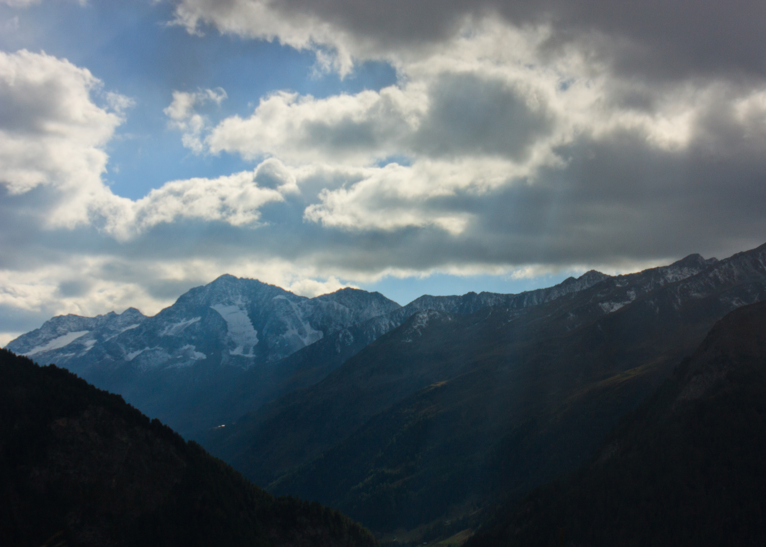 Lichtspiele in den Alpen