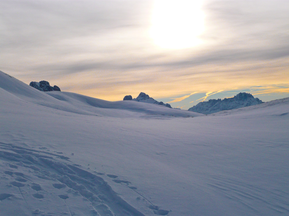 Lichtspiele in den Dolomiten