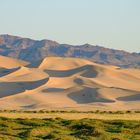 Lichtspiele in den Dünen der Gobi Wüste