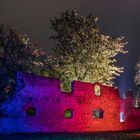 Lichtspiele in den Ruinen am Schloss Mansfeld