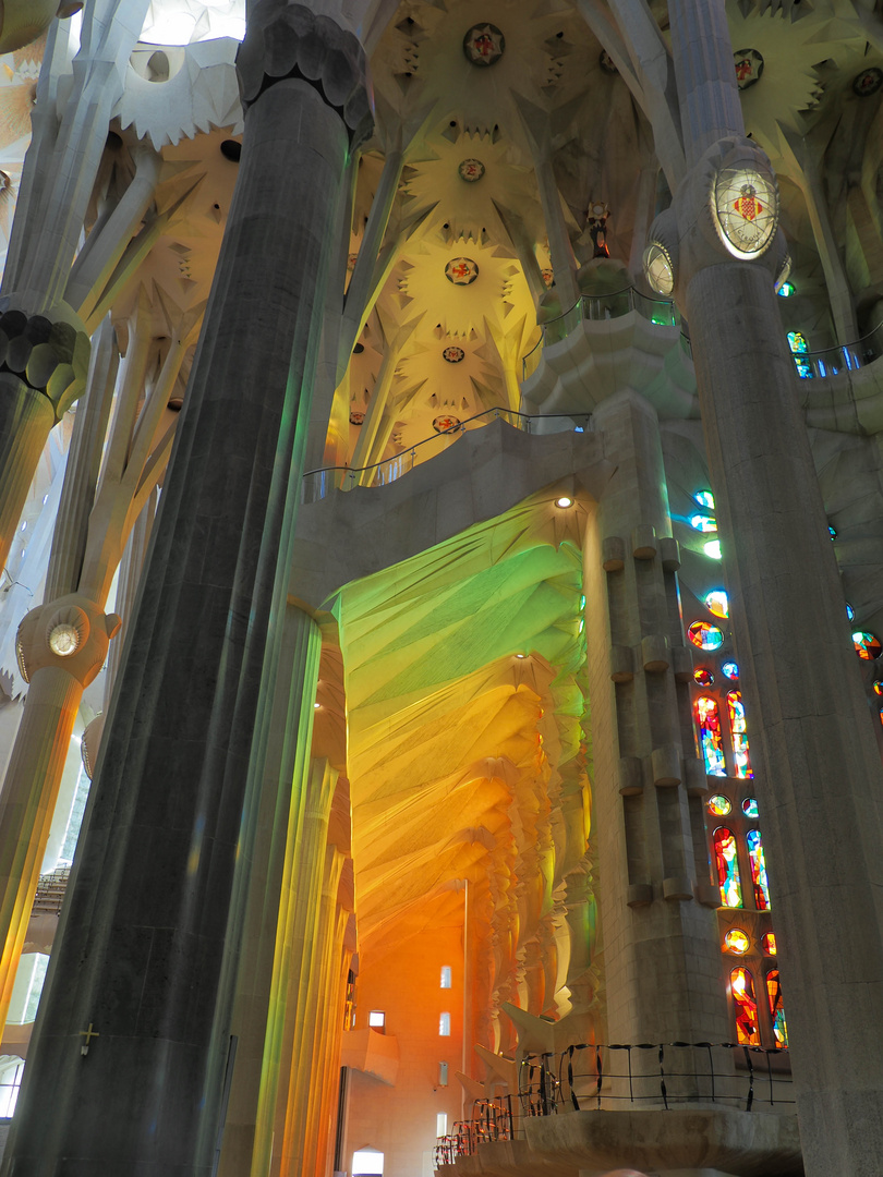 Lichtspiele in der sagrada familia