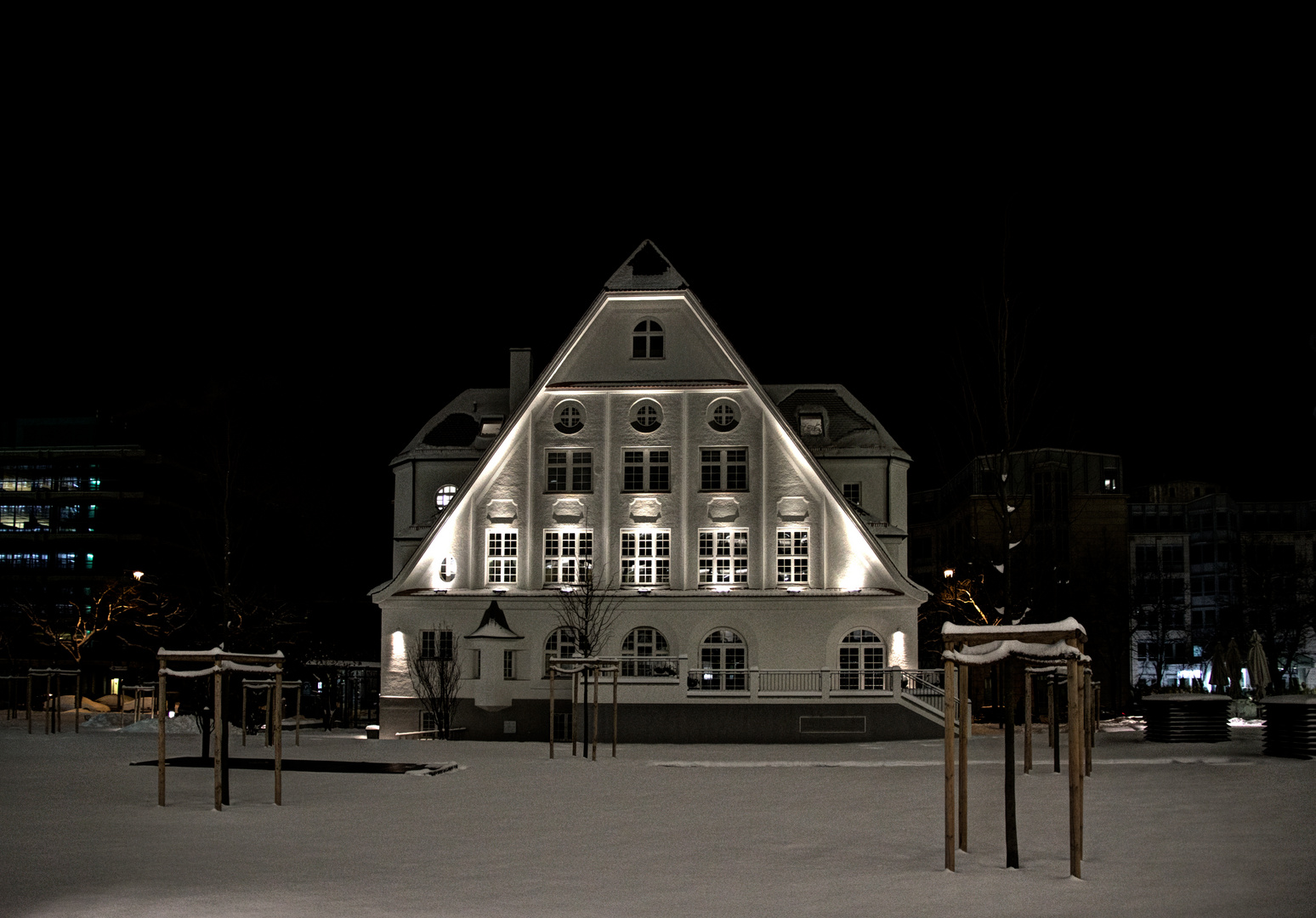 Lichtspiele in weiß