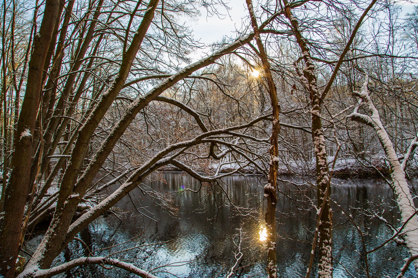 Lichtspiele mit Wintersonne