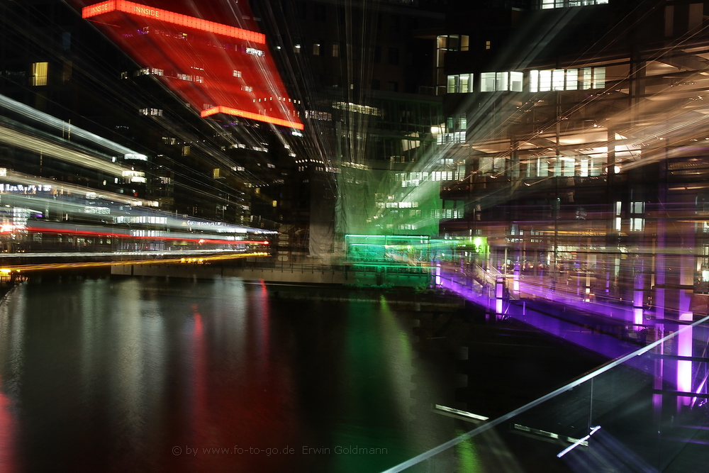 ...Lichtspielerei Medienhafen Düsseldorf