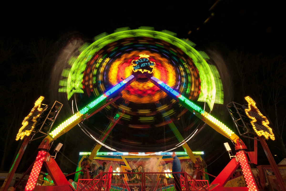 Lichtspielereien auf dem Frühlingsfest IX