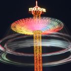 Lichtspielereien eingfangen auf der Kirmes