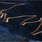 Lichtspur am Stilfzerjoch