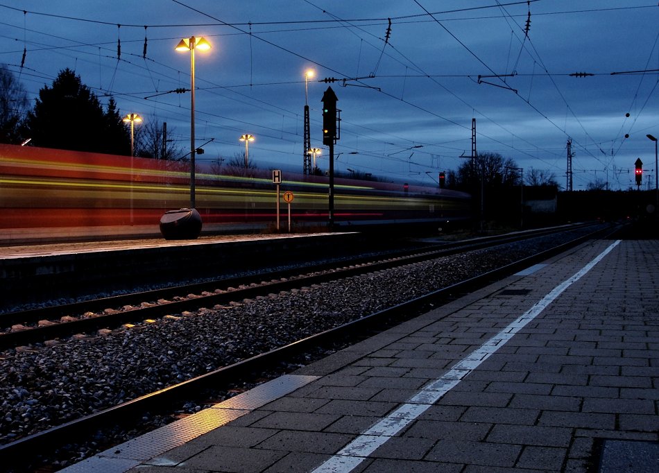 "Lichtspur mit Quitschie"