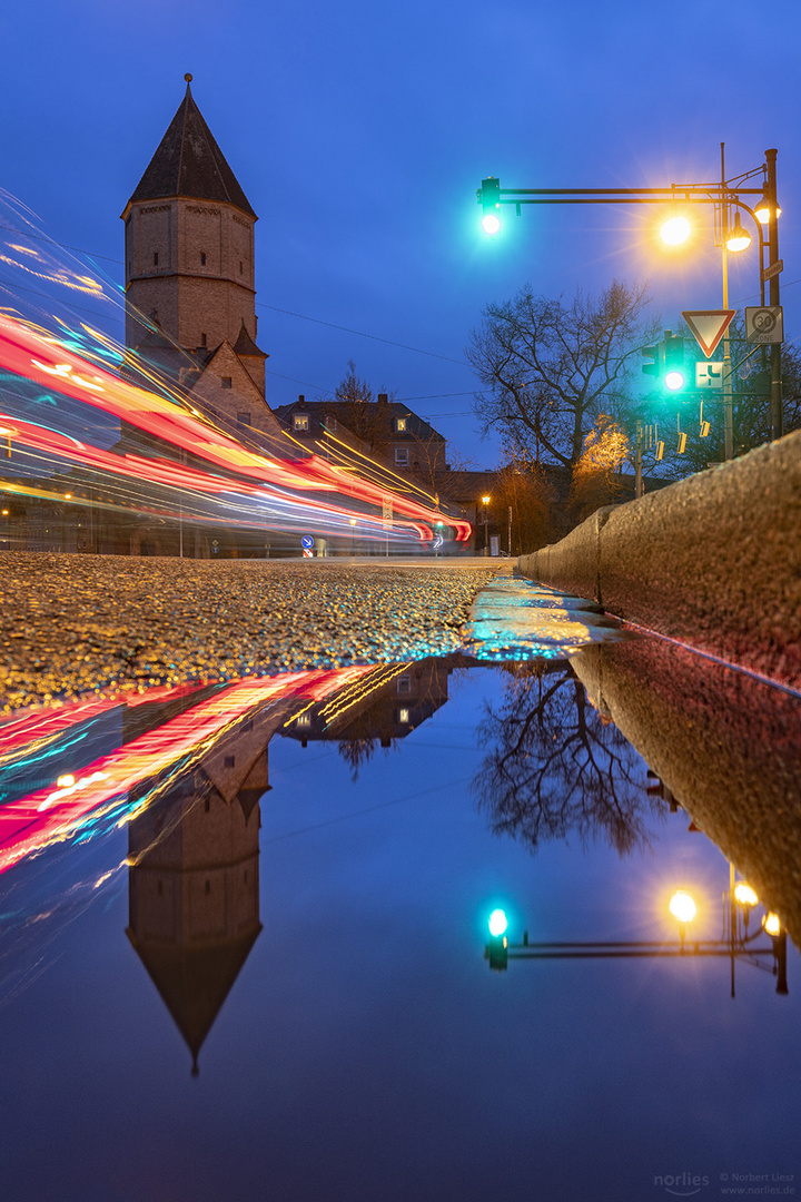 Lichtspuren am Jakobertor