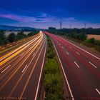 Lichtspuren auf der A2-Bearbeitet