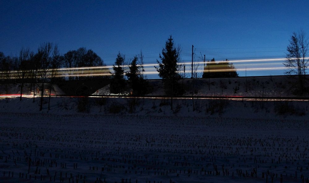 Lichtspuren Dahoam ;-) - Einfach Zwischendurch