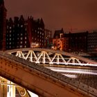 Lichtspuren in der Speicherstadt