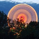 Lichtspuren vom Riesenrad