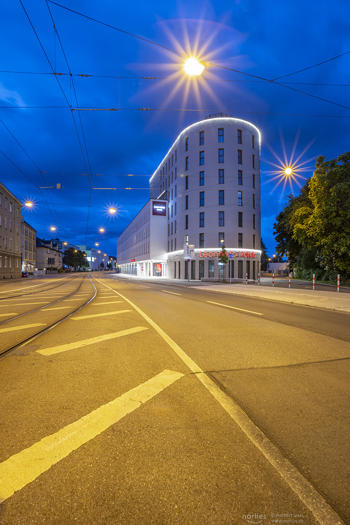 Lichtsterne am Leonardo Hotel