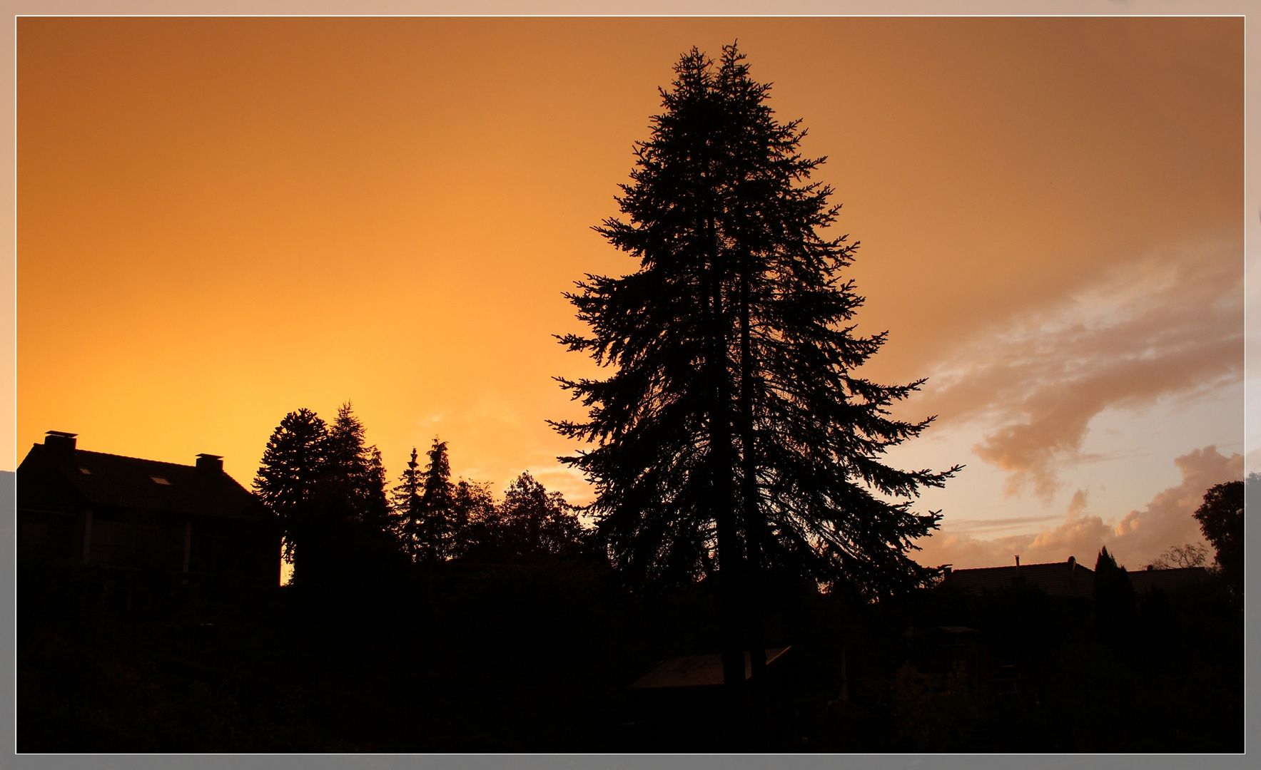 Lichtstimmung bei Gewitter