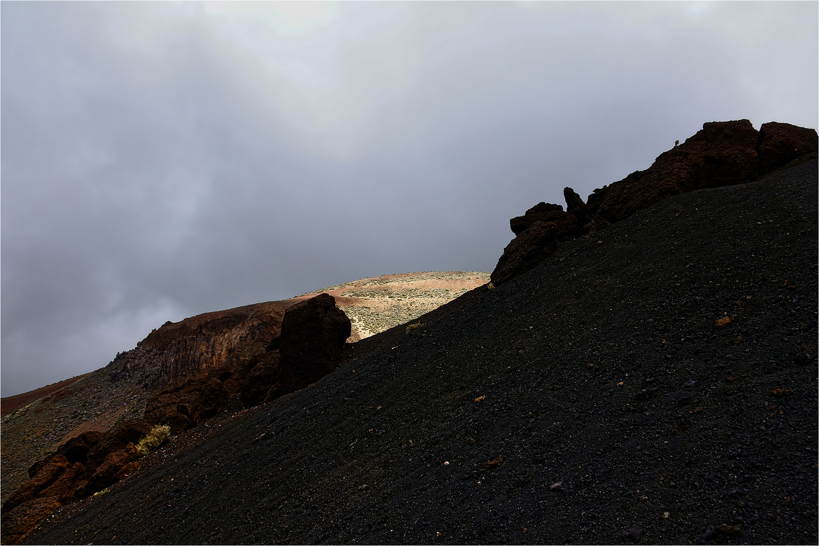 Lichtstimmung in der Caldera des Teide