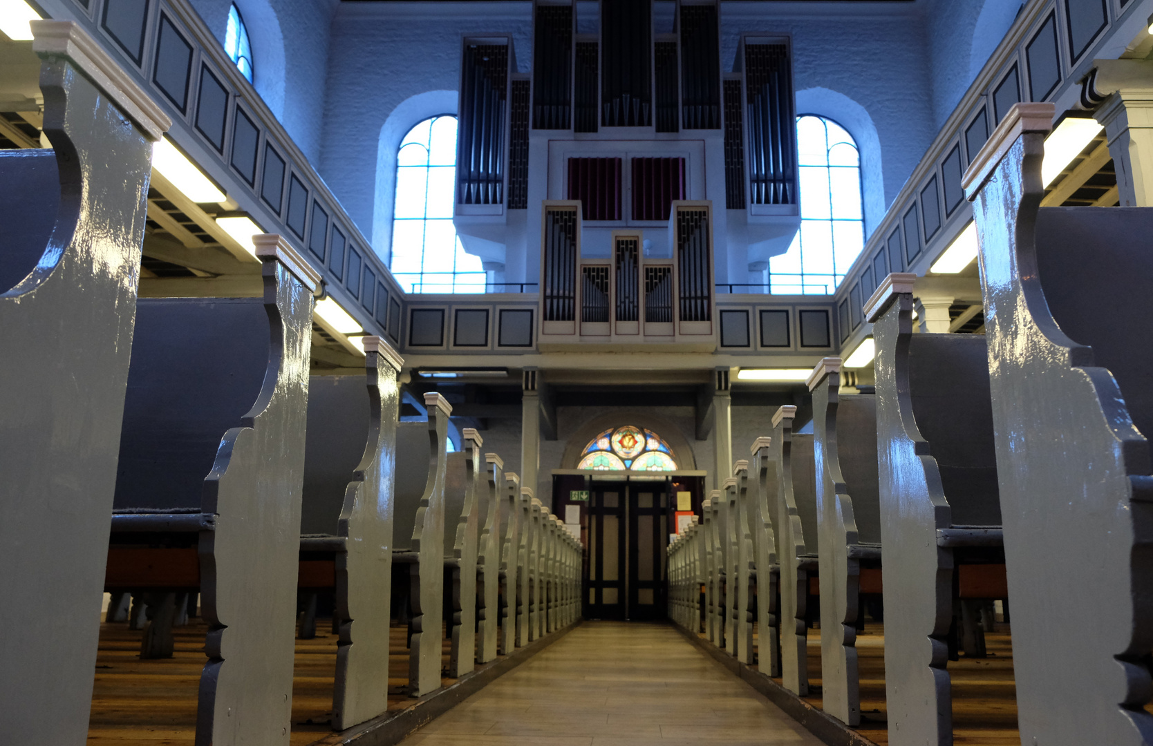 Lichtstimmung in der ev. Kirche Wiebelskirchen