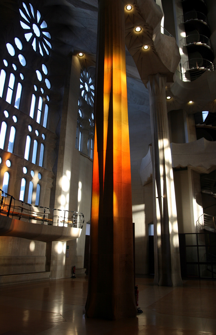 Lichtstimmung in der Sagrada Familia 3