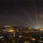 Lichtstrahlen über Barcelona