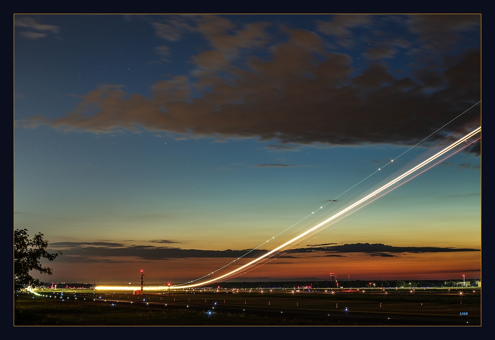 Lichtstreif vom Horizont