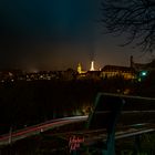 Lichtstreifen unterhalb von Rothenburg