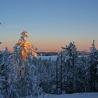 Lichtwärme im kalten Winter