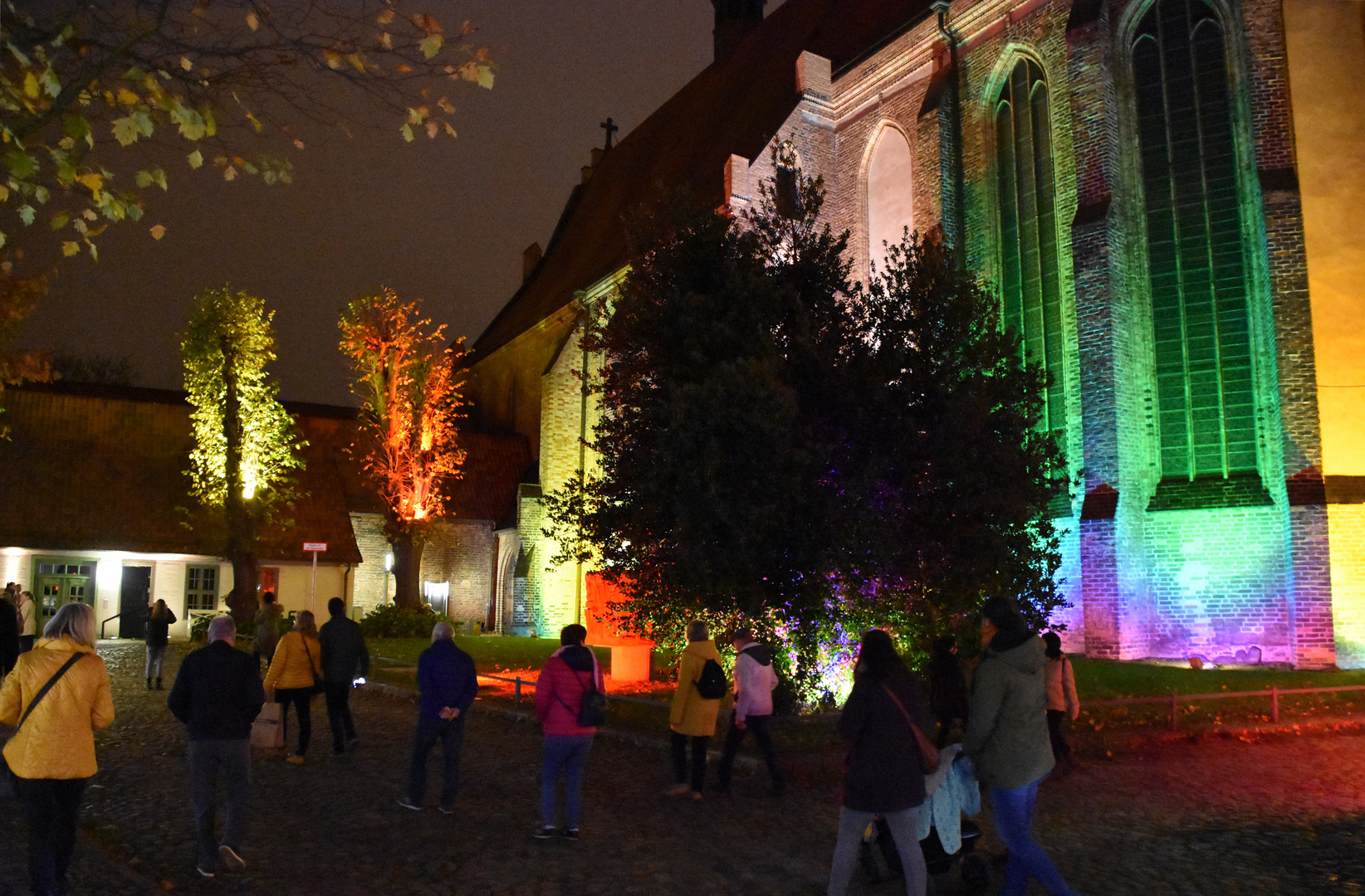 Lichtwoche 2020 am Kloster zum Heiligen Kreuz in Rostock