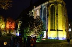 Lichtwoche 2021 am Kloster zum Heiligen Kreuz in Rostock