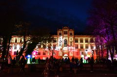 Lichtwoche 2021 am Universitätsplatz in Rostock