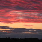 Lichtzauber am Abendhimmel