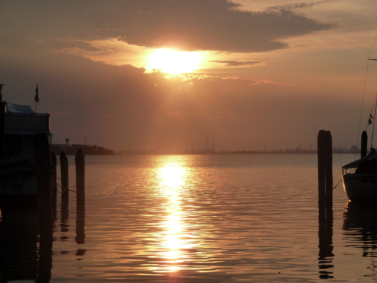 Lido de Venezia - Sonnenuntergang