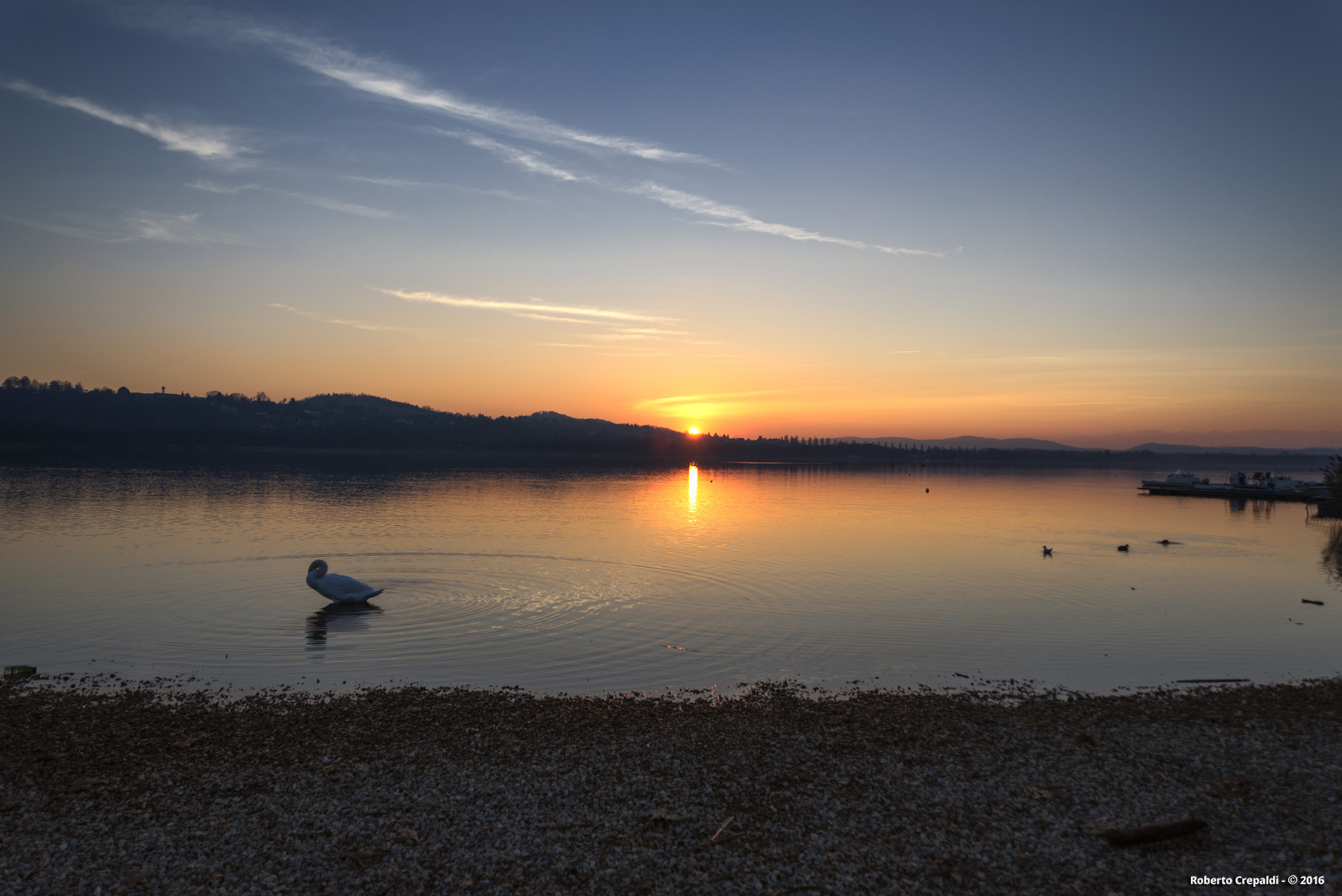 Lido della Schiranna, tramonto