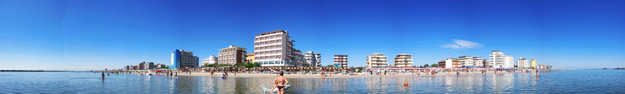 Lido di Savio Strand Panorama