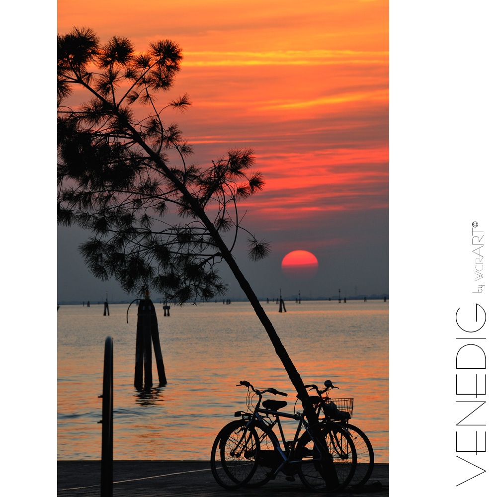 Lido di Venezia - Sonnenuntergang