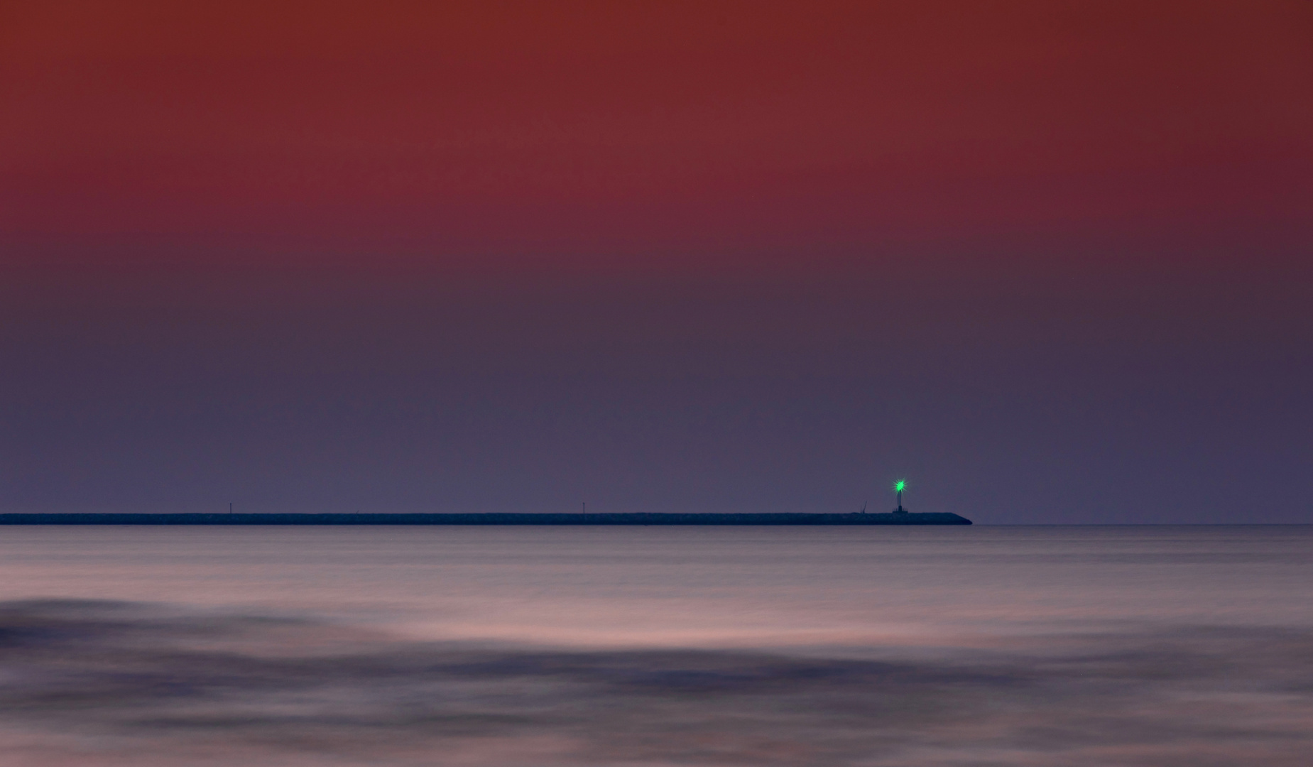 Lido di Venezia: Vor Sonnenaufgang