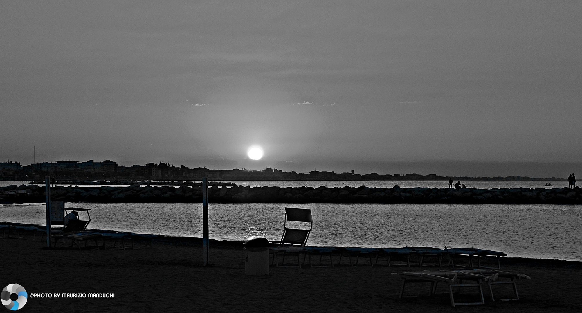 Lido San Giuliano Mare di Rimini di sera