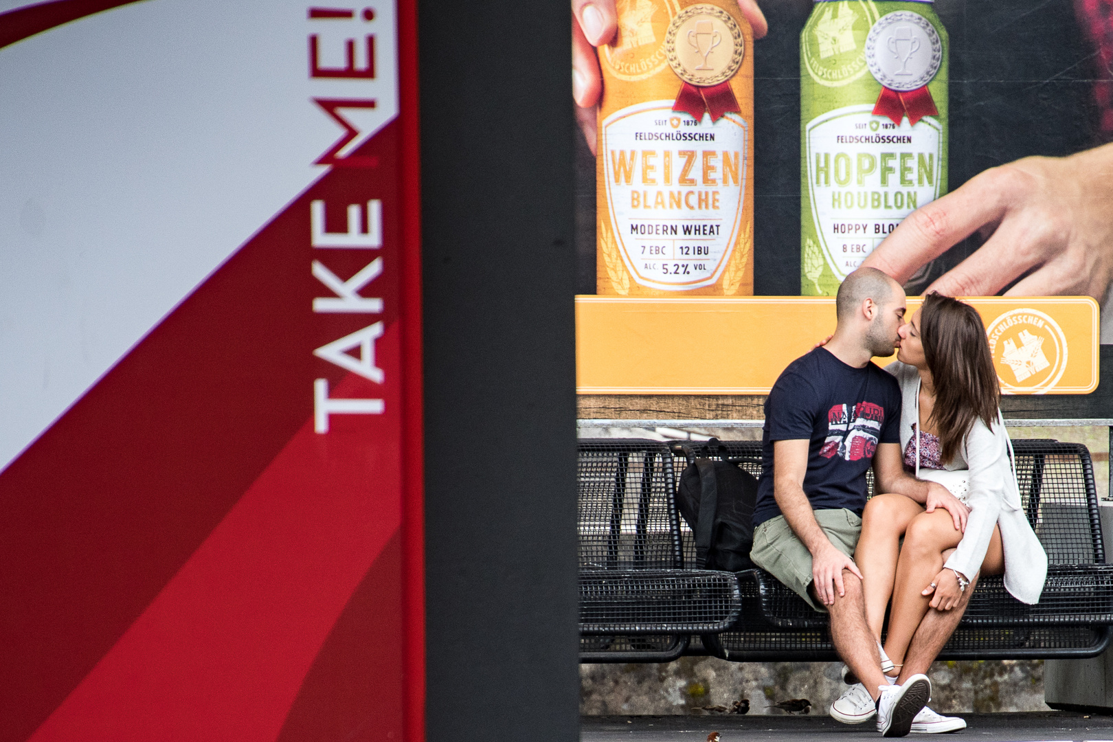 liebe auf dem Bahnhof