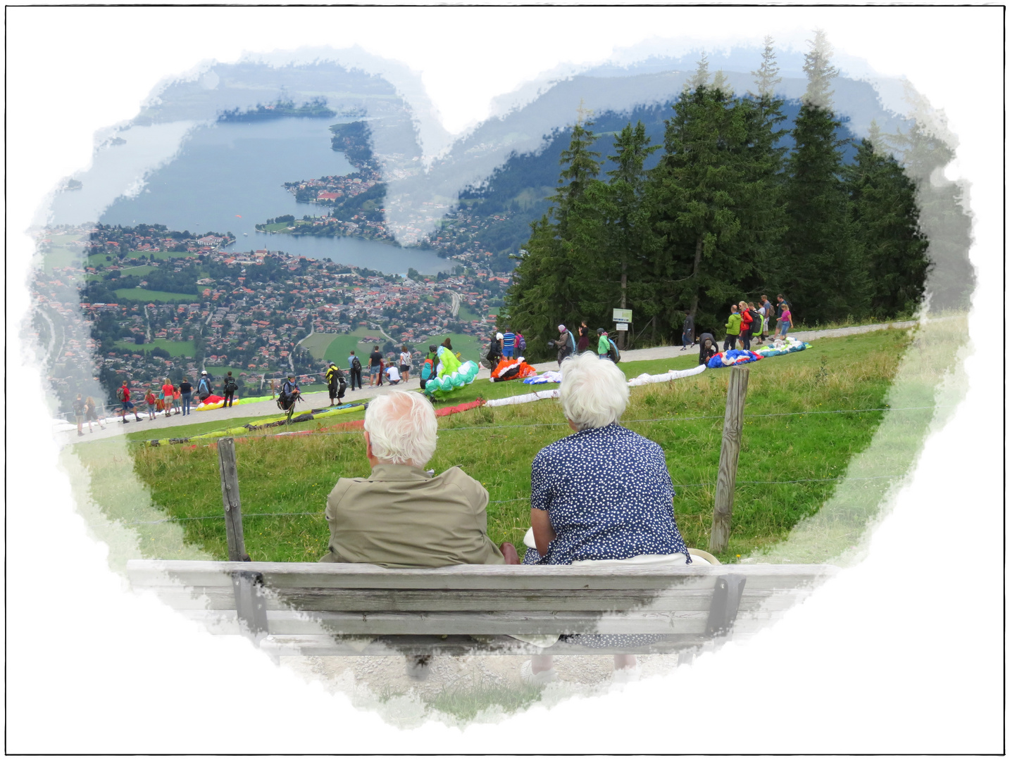 Liebe für die Ewigkeit - Blick auf den Tegernsee 